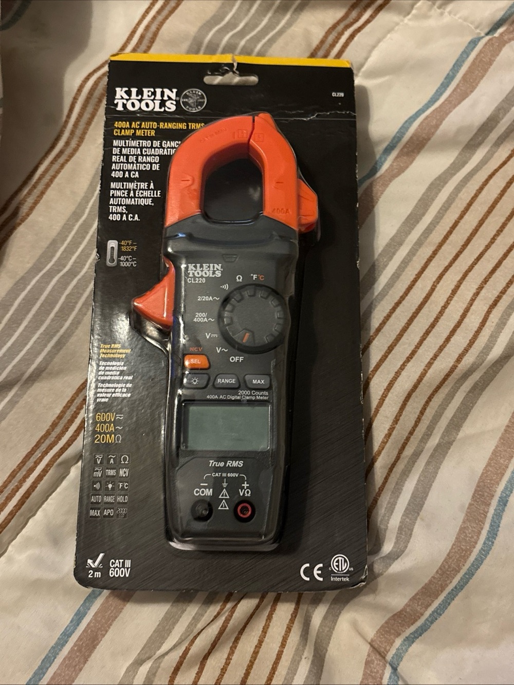 True RMS Clamp Meter - Orange/Black - Picture 6 of 8
